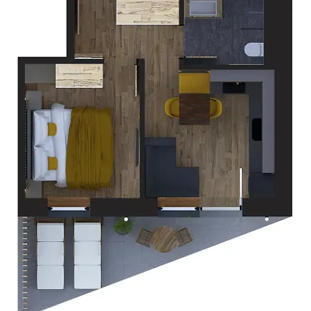 מלון דירות Goldjuwel - Luxury With Private