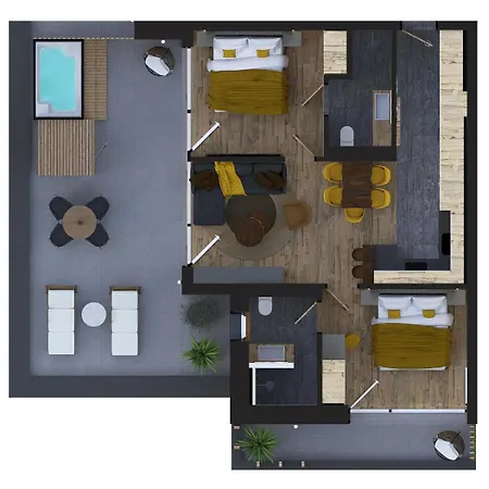 Goldjuwel - Luxury With Private *